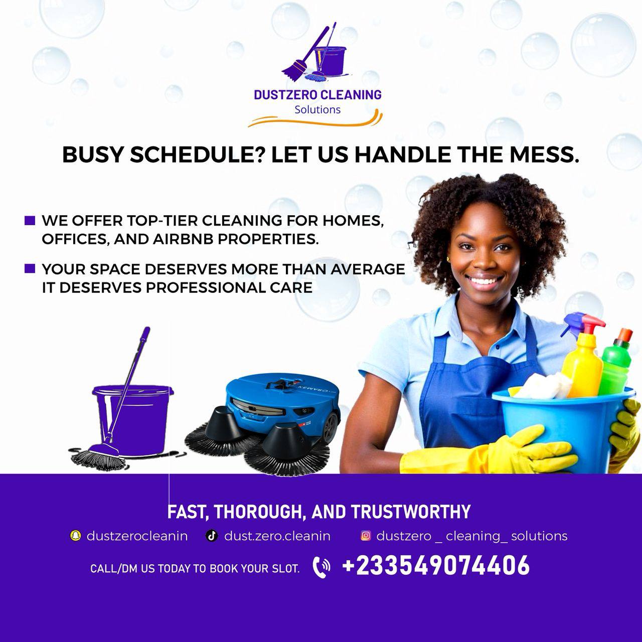 a woman cleaning the floor with a cleaning machine